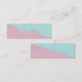 パンチーモダンパステルドゥオトン – 名刺