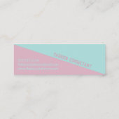 パンチーモダンパステルドゥオトン – 名刺 (裏面)