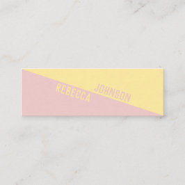 パンチーモダンパステルドゥオトン – 名刺