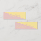 パンチーモダンパステルドゥオトン – 名刺 (正面/裏面)