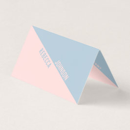 パンチーモダンパステルドゥオトン – 名刺