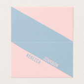 パンチーモダンパステルドゥオトン – 名刺 (外部フラット)