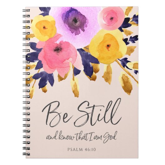 パンチー花びら |水彩フローラジャーナル ノートブック (正面)