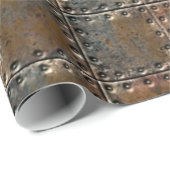 パンチ及びエンボスAntiqued銅の金属のタイル ラッピングペーパー (ロールコーナー)