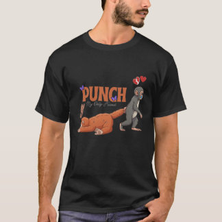 パンチ君 & プラッシュモンキー - 子供のためのカワイイ Tシャツ
