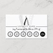 パンチ理容師コート美容師ディスカウントロイヤリティ 名刺 (正面)