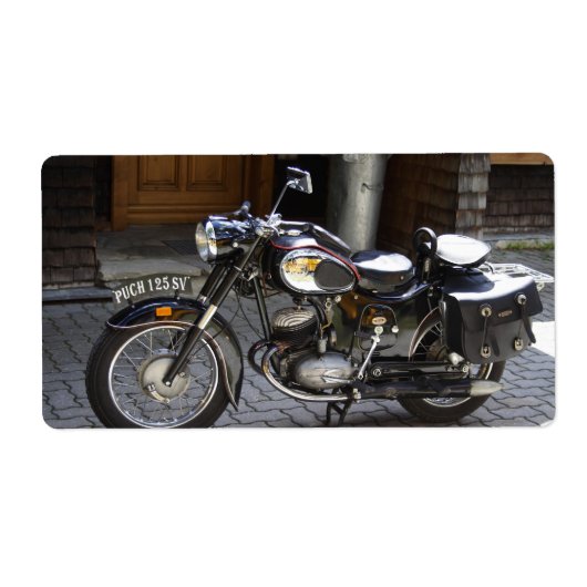 パンチ125SV ラベル (正面)