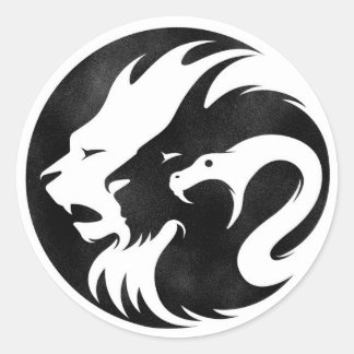 パンチ2すごいキメラのシール ラウンドシール