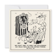 パンチ&ジュディショーをビーチ漫画