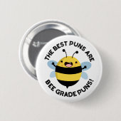 パンッ最高のクはビー級のペンスおもしろいバグプン 缶バッジ (正面&裏面)