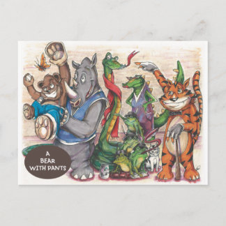 「パンツとクマ」の本より ポストカード