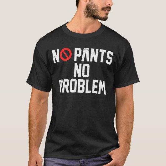 パンツなし問題なしパンツ日 Tシャツ (正面)