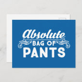 パンツの絶対バッグ ポストカード (正面/裏面)