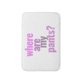 パンツはどこだ?バスタおもしろいット バスマット (正面縦)