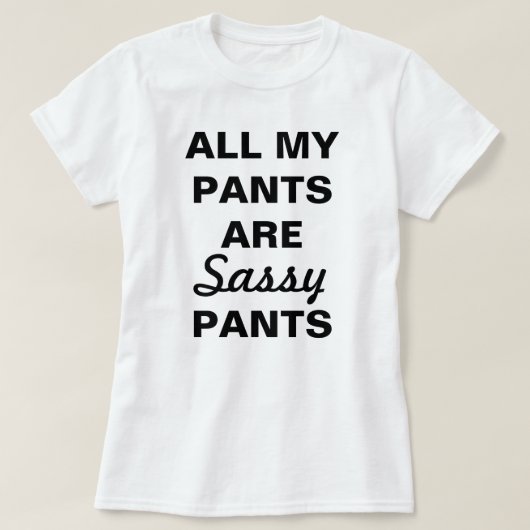 パンツは全て半袖Tシャツ Tシャツ (デザイン正面)