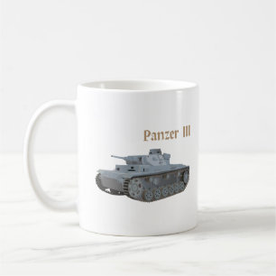 パンツァーIIIドイツ第2次世界大戦戦車 コーヒーマグカップ