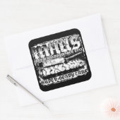 パンツァーVIIIマウスクエアステッカー スクエアシール (封筒)