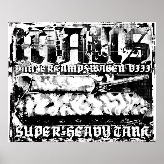 パンツァーVIIIモーズポスター ポスター (正面)