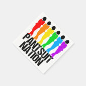 パンツイットネイションレインボーウーマン スタンダードカクテルナプキン (角)