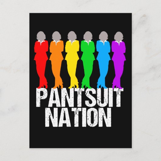 パンツイットネイションレインボーウーマン ポストカード (正面)
