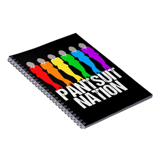 パンツスーツの国家の虹の女性 ノートブック (右側)