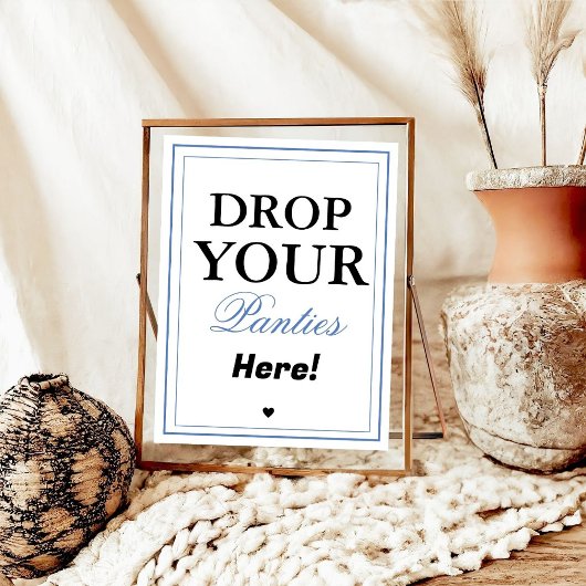 パンティモダンーのバチェロレッテゲームの看板を削除する ポスター