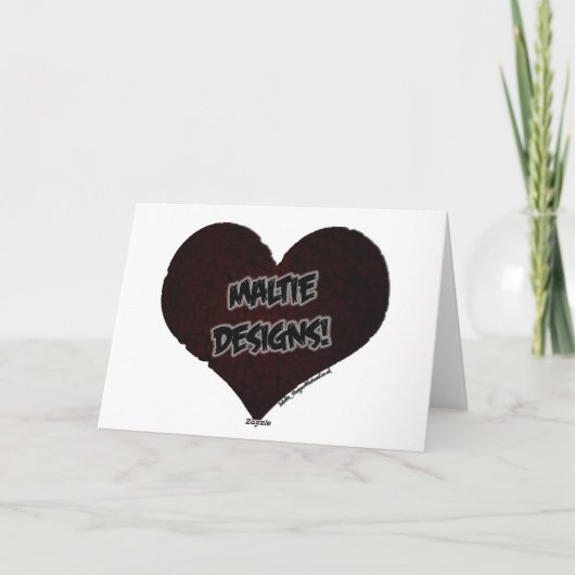 パンティーのバレンタインカード無しとの シーズンカード (裏面)