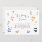 パンティーゲームのランジェリーカクテルシャンパン (正面)