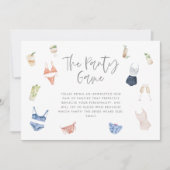 パンティーゲームのランジェリーカクテルシャンパン (正面)