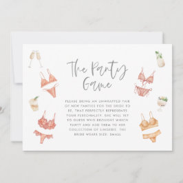 パンティーゲームのランジェリーシャンパンカクテル