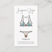 パンティーゲームモダンブライダルシャワーエンクロージャカード エンクロージャーカード (正面)