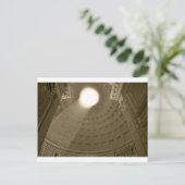 パンテオンの中、ローマ ポストカード (スタンド正面)