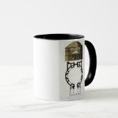 パンテオンの地上計画そして正面、ローマ、から マグカップ (正面右)