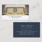 パンテオンの祭壇，ローマ，キリスト教，宗教 名刺 (正面/裏面)