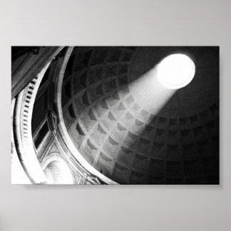 パンテオンシーリング – ローマ,イタリア ポスター