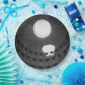 パンテオンライトスカルローマイタリアブラックアンドホワイト ペーパープレート (パーティー)