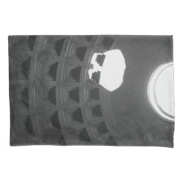 パンテオンライトスカルローマイタリアブラックアンドホワイト 枕カバー