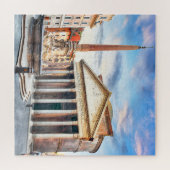 パンテオンローマイタリアヴィンテージヨーロッパ旅行 ジグソーパズル (横)