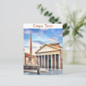 パンテオンローマイタリアヴィンテージヨーロッパ旅行 ポストカード (スタンド正面)