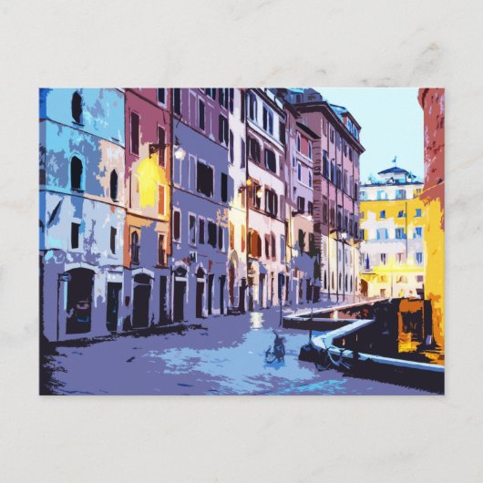 パンテオンローマイタリア通りビュー ポストカード (正面)