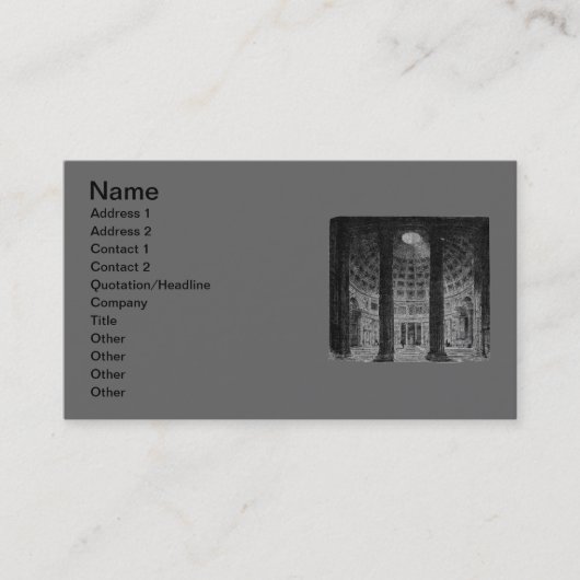 パンテオン名刺 名刺 (正面)