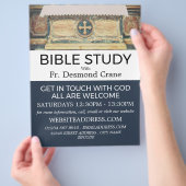 パンテオン祭壇、ローマ、キリスト教聖書教室 チラシ (手)