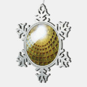 パンテオン スノーフレークピューターオーナメント (右)