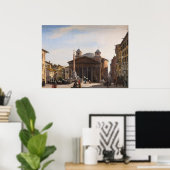 パンテオン，ローマの見解 ポスター (ホームオフィス)