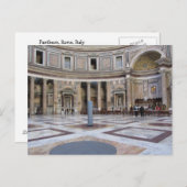 パンテオン、ローマ、イタリア ポストカード (正面/裏面)