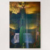 パンテオン、反射。 ジグソーパズル (縦)