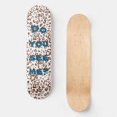 パンテラの毛皮の内向的な スケートボード (正面)