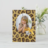 パンテールの毛皮の誕生日招待状 招待状 (スタンド正面)