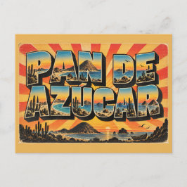 パンデアスカルCL海岸砂漠サボテン入江アート ポストカード