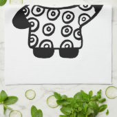 パンディパーソナライズされた・ザ・パンダ キッチンタオル (折り畳み)